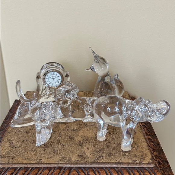 Waterford Glass Animal Figurines Set